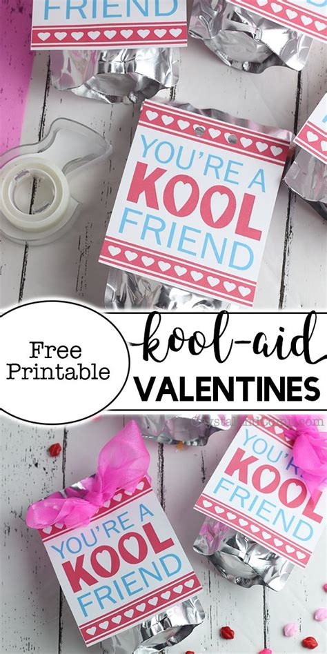 Kool Aid Valentine Free Printable